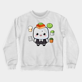 kawaii bento sushi T-Shirt cute  funny Crewneck Sweatshirt